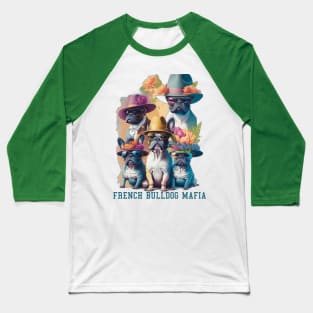 FRENCH BULLDOG MAFIA Baseball T-Shirt